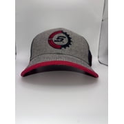 Snap-on Tools Gear Logo Sun Protection Casual Outdoor Baseball Cap, Grey, Red Brim