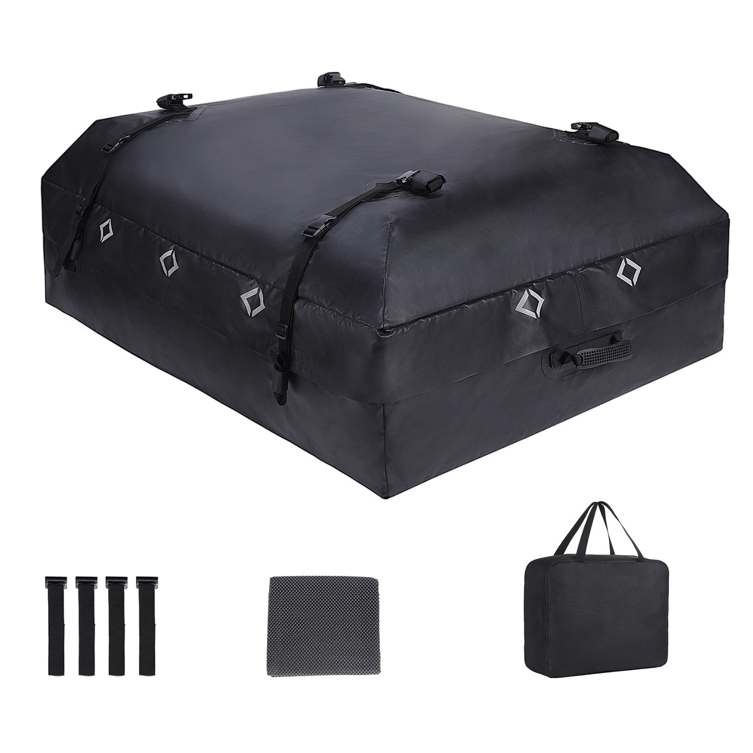 Yiwa Car Roof Bag Rooftop top Cargo Carrier Bag Water Resistant 15