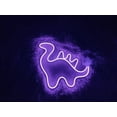 thumbnail image 4 of Glowneon Dinosaur Neon Sign, Animal Art Wall Decor, 4 of 4