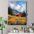 thumbnail image 4 of Red Kite Flying Canvas Wall Art，Elegant Bird Decor for Living Room Bedroom Office Hallway Dining Room, 4 of 8