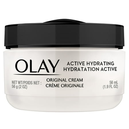 Olay Active Hydrating Cream Face Moisturizer, 1.9 fl (Best Face Cream For Dry Face)