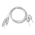 thumbnail image 4 of Unique Bargains Steel Cable Hanging Fixture Ceiling Stud Wire Rope Kit for LED Panel Fixing, 4 Set, 4 of 5