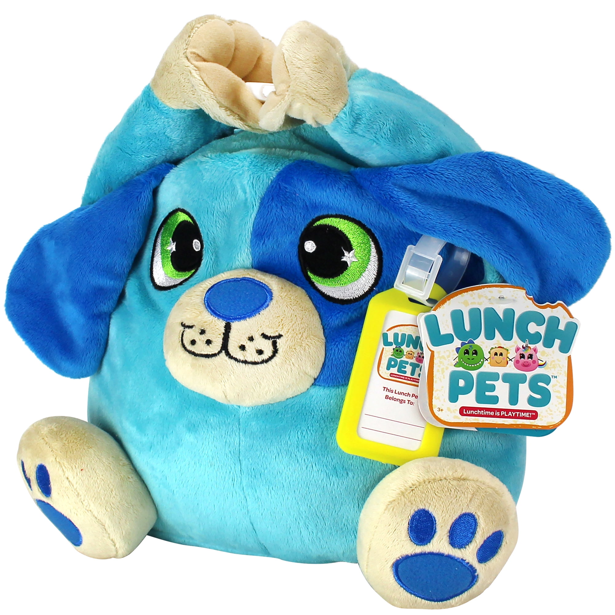 Lunch Pets Insulated Kids Lunch Box Plush Animal and Lunch Box Combination HungryPup, As