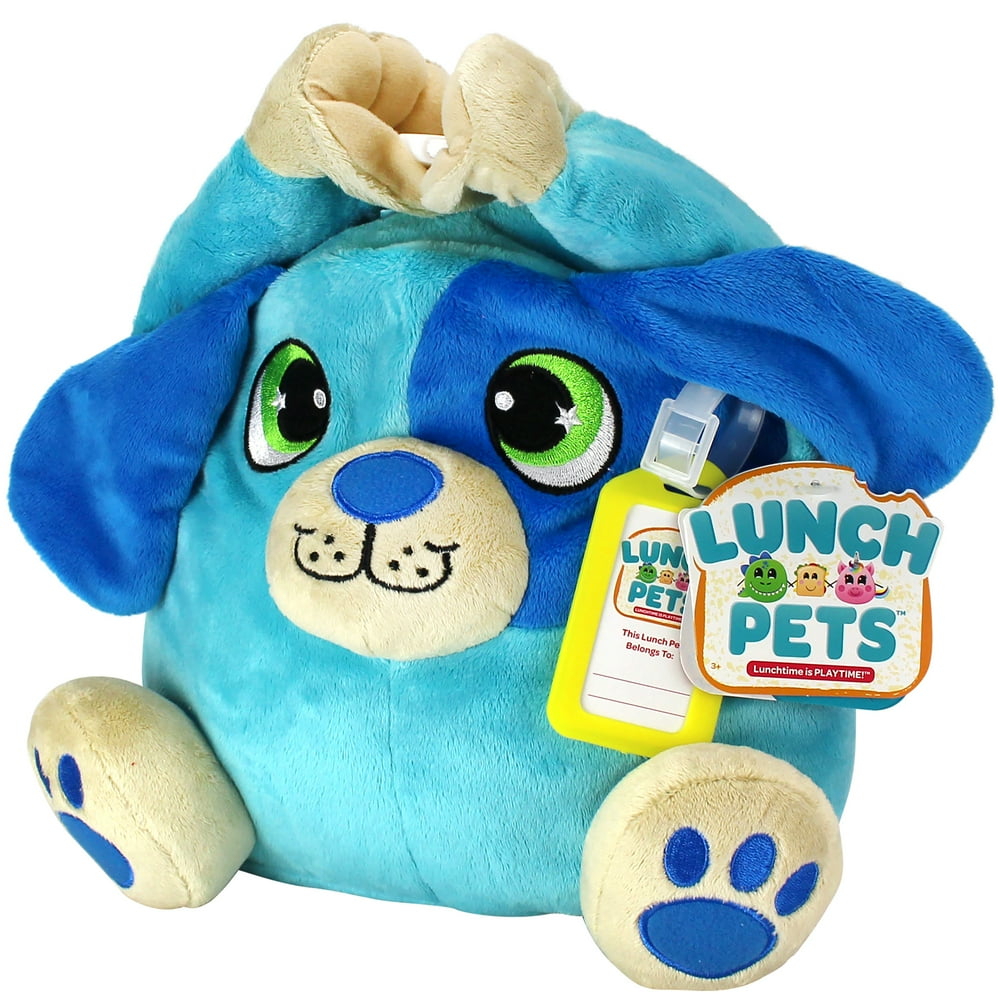 Lunch Pets Insulated Kids Lunch Box Plush Animal and Lunch Box