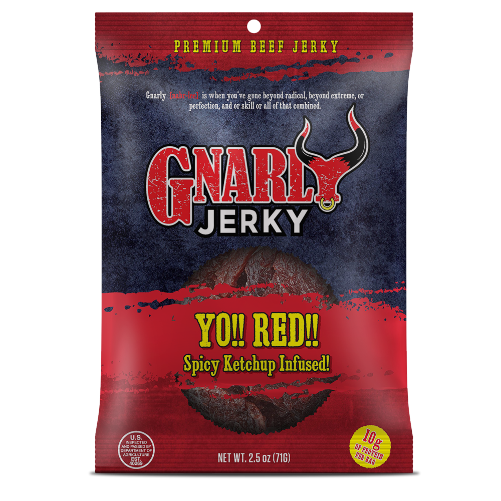 Gnarly Jerky Yo Red 2.5 oz