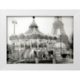 thumbnail image 1 of Uicker, Ralf 18x14 White Modern Wood Framed Museum Art Print Titled - Paris Carrousel, 1 of 4