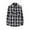 Black, variant on RKSTN Long Sleeve Tee Shirts for Men New Fall Winter Regular Fit Sweatshirts Plaid Flannel Shirt Turndown Collar Fashion Casual Blouse Tops