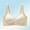 Beige, variant on Seamless Bra for Women with Fixed Cups, Contrast Sponge Underwire, Soft Support and Breathable Fabric for Daily Wear