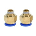 thumbnail image 4 of Conector de empuje recto de rosca macho de accesorios rápidos neumáticos de tubería de aire de 14 mm (PC14-4 2 piezas), 4 of 8