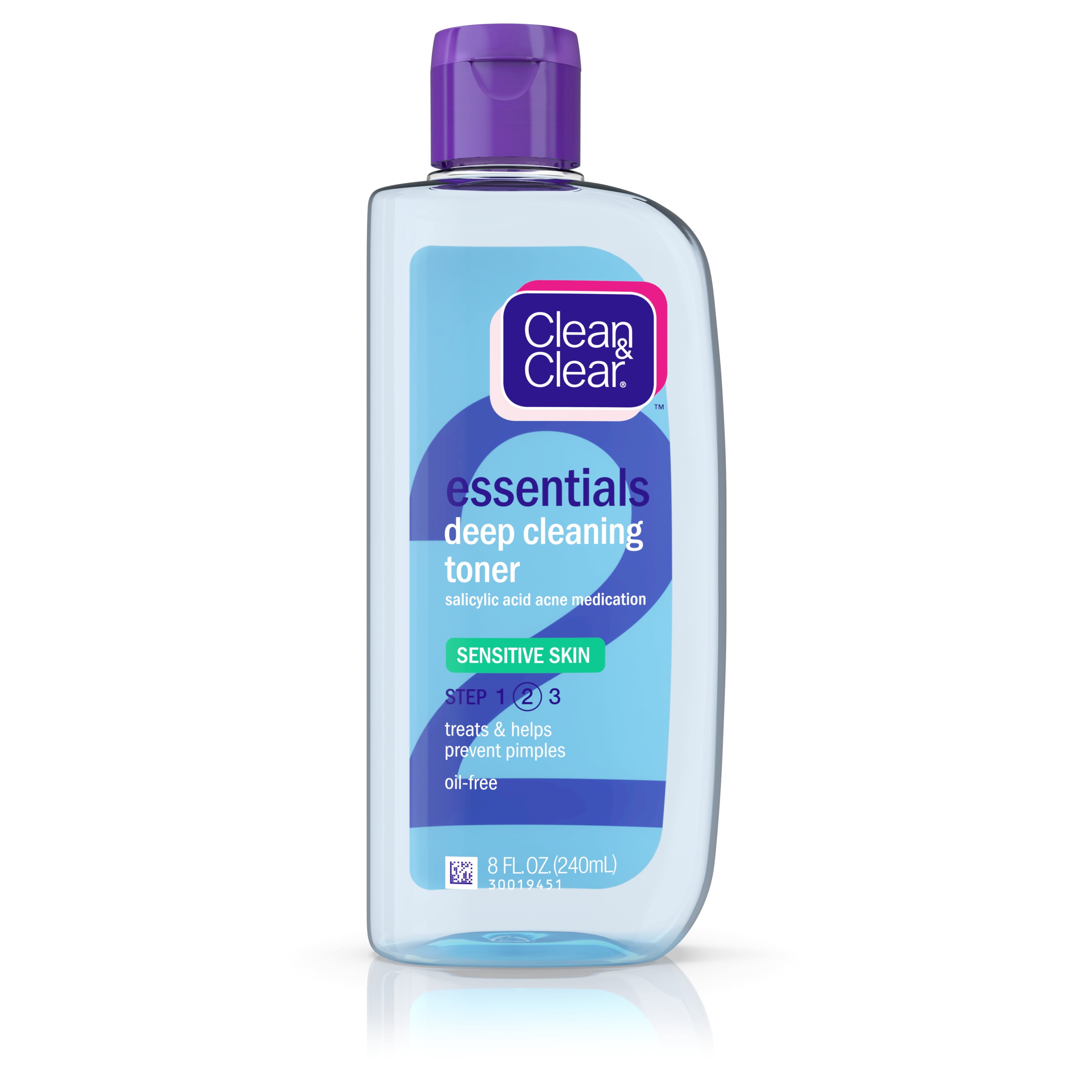 (2 pack) Clean & Clear Essentials Deep Cleaning Face Toner with