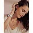 thumbnail image 7 of Wearlizer Braided Magnetic Compatible with Apple Watch Band for Women & Men, D-Shape Stretchy Elastic Nylon Strap, Fits 38/40/41/42/44/45/46/49mm, for iWatch Series 11 10 9 8 7 SE Ultra, 7 of 7