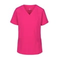 thumbnail image 2 of Natural Uniforms Womens' Cool 4-Way Stretch Jogger Scrub Set (Hot Pink, Medium), 2 of 7