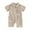 Khaki, variant on lnmuld Baby Children Summer Short Sleeve Romper Jumpsuit for Toddler Girls and Boys Size:12-18 Months
