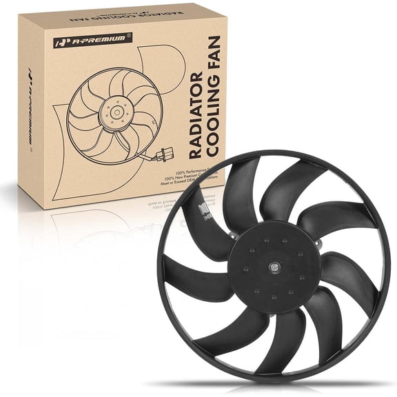 A-Premium Engine Radiator Cooling Fan Assembly with Motor Compatible with Mercedes-Benz NCV3 Series Sprinter 2500 3500 2010-2018, Sprinter 3500XD 2018, 2.1L 3.0L, Replace# 9065000493, 2E0959455A