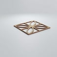 thumbnail image 4 of Ekena Millwork 7 3/8"W x 7 3/8"H x 1/4"T Extra Small Swansea Decorative Fretwork Wood Wall Panels, Birch, 4 of 18