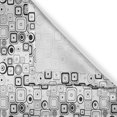 thumbnail image 3 of Ambesonne Abstract Kitchen Curtains, Vintage Squares Retro, 55"x39", Black White, 3 of 3