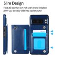 thumbnail image 2 of Dteck for Google Pixel 9 Pro XL Case with Card Holder,Magnetic Back Flip Case for Pixel 9 Pro XL Wallet Case for Women,Protective Case Phone Case for Google Pixel 9 Pro XL,Deep Blue, 2 of 6