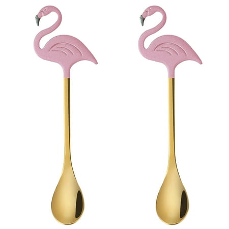 

Spoon Dessert Ice Cream Spoons Stainless Steel Pudding Serving Animal Teaspoon Cake Sugar Mini Wedding Cutlery Flatware