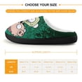 thumbnail image 2 of Invader Zim Pig Cartoon Kid's Cotton Slippers Winter Warm Soft Plush Slippers with Rubber Sole Non-Slip Indoor Outdoor Slip on Shoes Fluffy House Slippers For Boys Girls Teen, 2 of 8