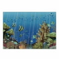 thumbnail image 1 of Marine Cutting Board, Majestic Universe Deep Underwater World Exotic Coral Reef with Sea Creatures Nature, Decorative Tempered Glass Cutting and Serving Board, Small Size, Multicolor, by Ambesonne, 1 of 1