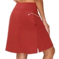 thumbnail image 4 of Knee Length Golf Skorts for Woman Long Athletic Tennis Skirts Built-in Shorts with Pockets Casual Skirts UV Protection, 4 of 4