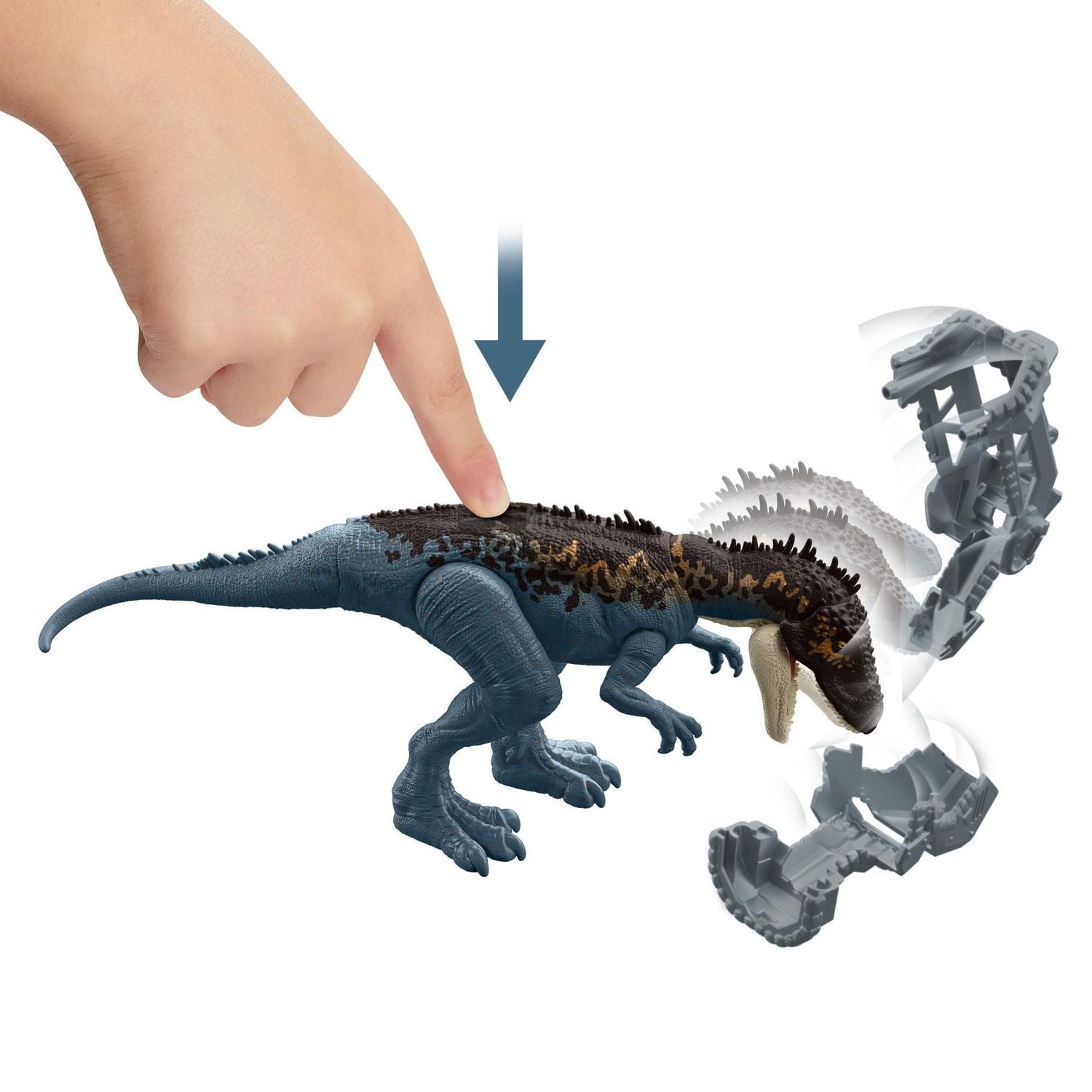 ​Jurassic World Figurine Carcharodontosaurus MÉGA Ravageur
