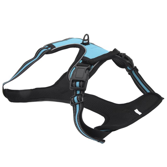Harnais pour Chien, Harnais Réfléchissant pour Poitrine de Chien Sans Traction Harnais pour Chien avec Boucle Réglable Harnais de Marche Confortable Harnais de Course pour Petit Moyen Chien