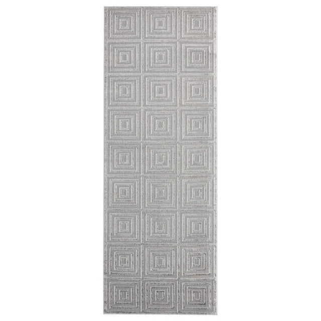 United Weavers Cascades Tehama Silver Runner Rug