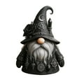 thumbnail image 2 of Gothic Gnome Decorative Statue, Dark Fantasy Garden Ornament, Weather-Resistant Resin Figurine For Indoor Outdoor Yard, Patio, And Home Decoration, 2 of 6