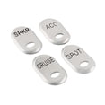 thumbnail image 1 of Motorcycle Rocker Panel Switch Button Covers for Touring Road Glide FLHT FLTR 1996-2013, 1 of 5