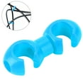 thumbnail image 4 of 4pcs Cycling Bike Bicycle Rotatable S style Line Clips Buckle Brake Cable Clasp Blue, 4 of 6