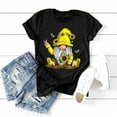 thumbnail image 4 of Women's T Shirts Summer Classic Cotton Short Sleeve Crewneck Printed Festival Casual T-Shirt Tops, 4 of 4