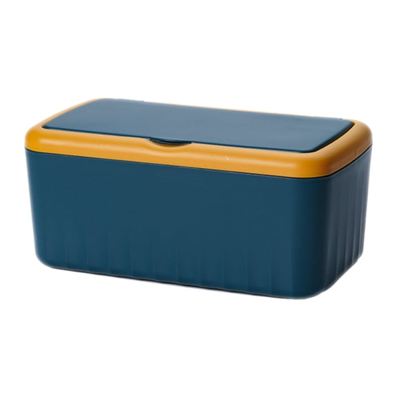 Tissue Box with Lid Modern Desktop Tissue Box Holder Facial Tissue Dispenser Cover Napkin Organizer Wet Tissue Box Rectangular Storage Dispenser,8.8x3.9x4.8 Inch