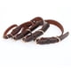 thumbnail image 4 of Collar de cuero para perro, cuero genuino, herrajes de aleación, doble anilla en D, 3 ideal para perros medianos, 4 of 5
