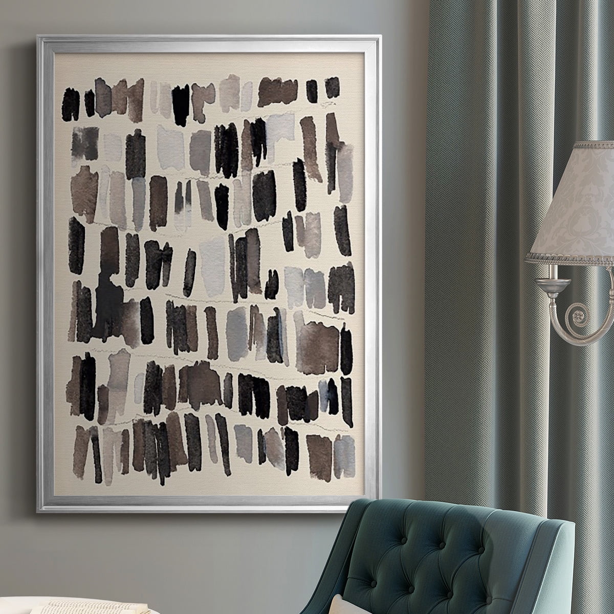 Chalk and Flint IV Premium Framed Print, in Gold, Black, or Silver - Ready to Hang