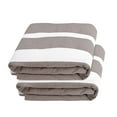 thumbnail image 2 of Superior Cabana Cotton Towel/ Chaise Lounge Chair Cover Set of 2, Taupe, 2 of 11