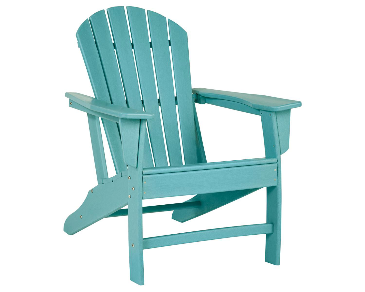 Signature Design By Ashley Sundown Treasure Outdoor Turquoise Adirondack Chair Walmart Com Walmart Com