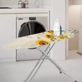 thumbnail image 2 of Kuiaobaty Heavy Duty Ironing Board Cover Heatproof Ironing Board Protective Covers Scorch Resistant with 3 Fasteners 15 x 54 Inches Home Decoration, Sunflower Butterfly Dragonfly Leaf, 2 of 5