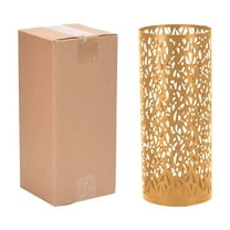 Ikohbadg Premium Metal Umbrella Stand, Freestanding Round Umbrella Organizer for Entryway, Office, and Home, Rust-Resistant Hollow Design for Umbrellas and Canes