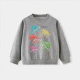 thumbnail image 4 of Gerichy Toddler Sweatshirt Kids Pullover Sweatshirts Boys Dinosaur Print Crewneck Long Sleeve Shirts Athletic Casual Tops 2T-12T, 4 of 6