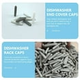 thumbnail image 4 of CUITING Dishwasher Rack Caps 200pcs Repair Kit for Tine Prongs, 4 of 7