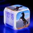 thumbnail image 2 of Relojes digitales de animales para niños, Despertador Led que cambia de Color, caballos blancos, relojes de alarma, figura de acción, juguetes iluminados, muñeca, regalo qym unisex, 2 of 2