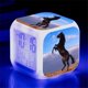 thumbnail image 2 of Relojes digitales de animales para niños, Despertador Led que cambia de Color, caballos blancos, relojes de alarma, figura de acción, juguetes iluminados, muñeca, regalo qym unisex, 2 of 2