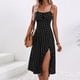 thumbnail image 3 of Sexy Vestido de Verano Colgando Correa Dividida Impresa Cuello Redondo, Vestido Fluido Y Casual, 3 of 6