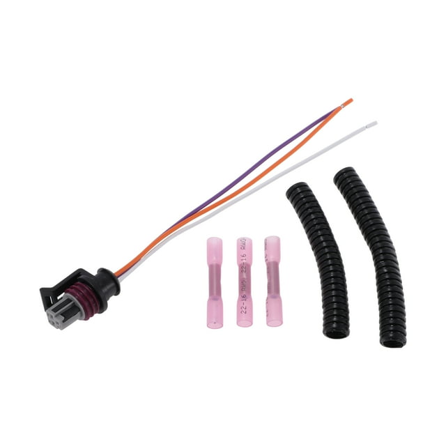 Arneses de cableado del sensor de 3 pines para el sensor de control de presión de inyección EBP, conector de presión de escape para FORD E-350 No.904222 18 gauge