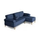 thumbnail image 5 of Sala Modular Reversible Makora Brunello Con Memory Foam, Color Azul Lino Respaldo Reclinable De 3 posiciones., 5 of 10