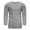 Gray, variant on Huuilaibazoo Muscularfit Shirts for Men Fashion Cotton Linen V Neck Long Sleeve Work Tshirt Casual Loose Solid Pullover Sweatshirt Outdoor