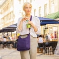 thumbnail image 2 of Travelon Anti-Theft Essential Messenger Bag (Purple), 2 of 8