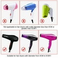 thumbnail image 2 of Hair Diffuser, Universal Hair Diffuser Attachment for Curly or Wavy Hair,Negative Ion Fast Drying Blow Dryer Nozzles, 2 of 8