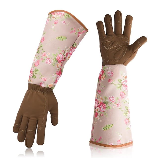Guantes de jardinería Guantes de jardinería para mujer, Guantes de jardinería Guantes de jardinería de cuero para mujer Resistentes a los golpes TUNC Sencillez